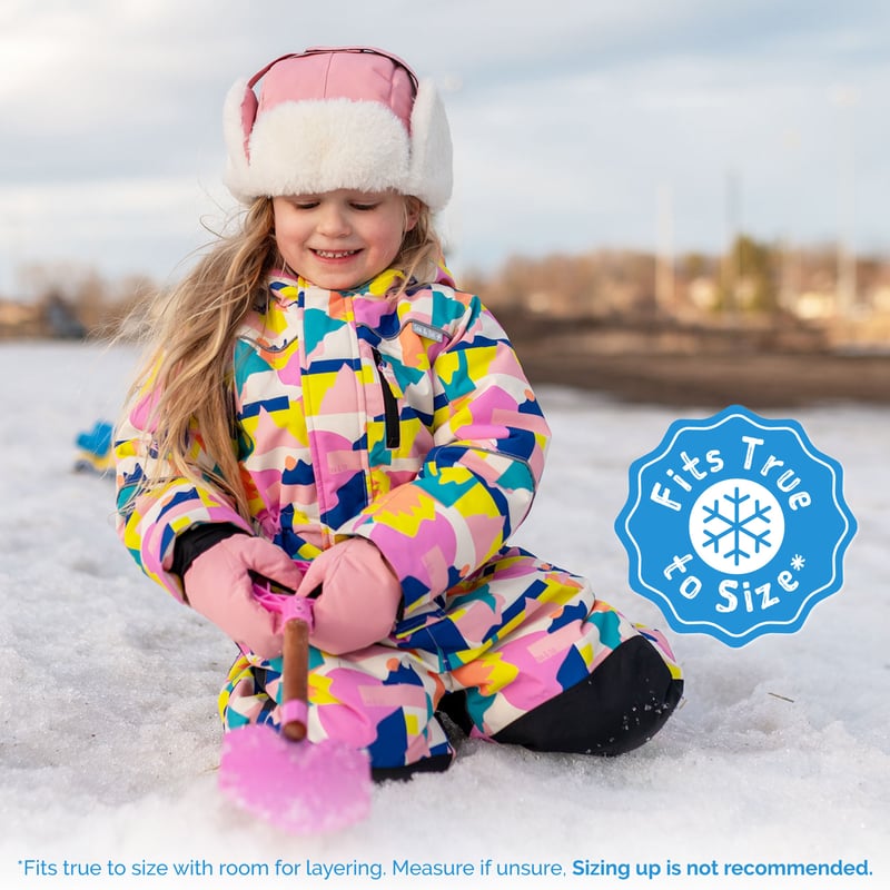 Kids Waterproof Snowsuit | Winter Sun for Toddlers | Jan & Jul