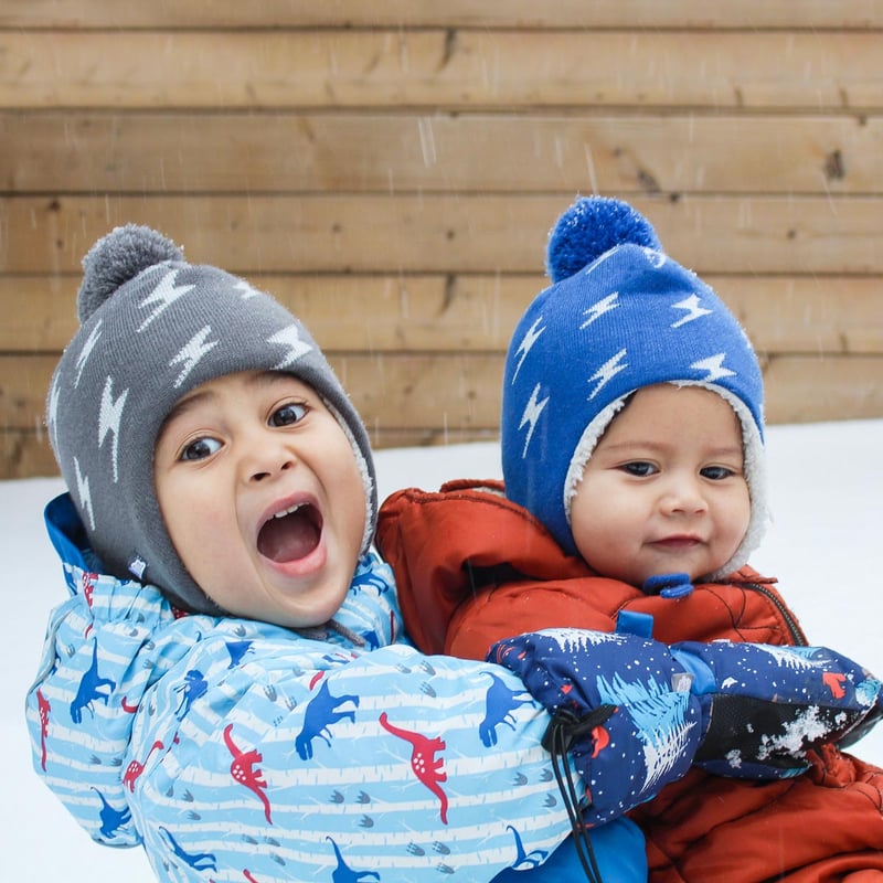 Jan & Jul Winter Lined Leggings - Black Lightning Bolt Jan & Jul Winter Lined Leggings - Black Lightning Bolt