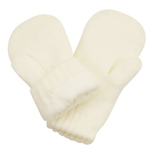 Kids Knit Mittens | Cream