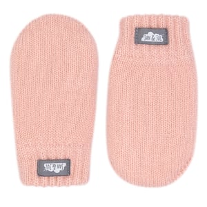 Kids Knit Mittens | Pink