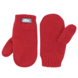 Kids Knit Mittens | Red