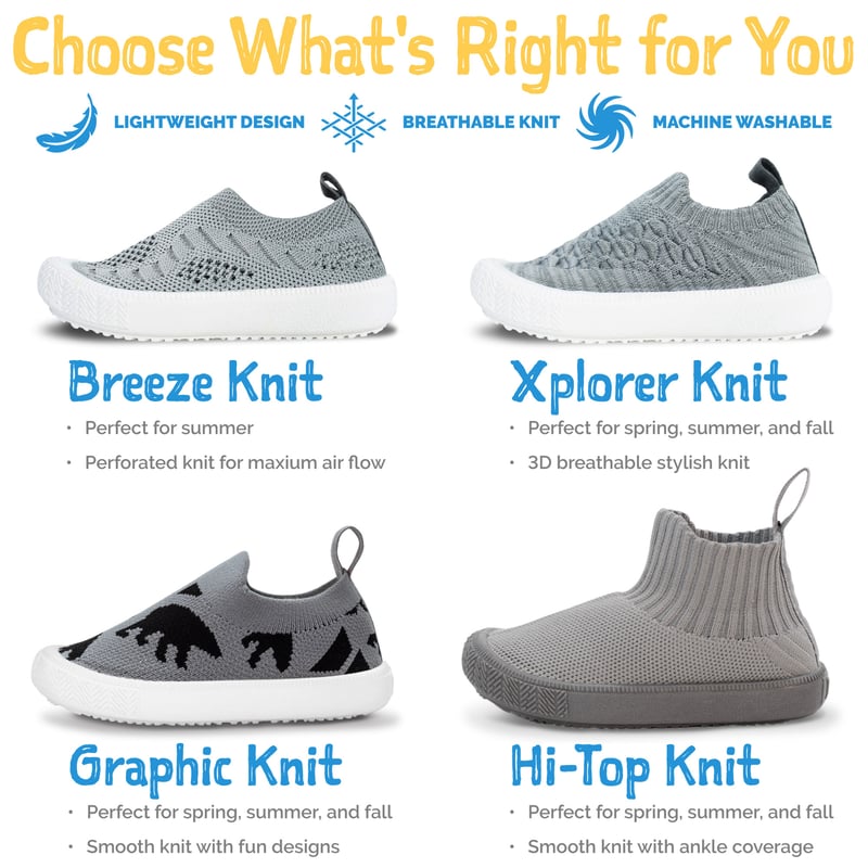 Knit Shoes Difference