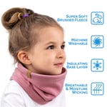 Kids Thermal Neck Warmer | Dusty Rose, Toddler Neck Gaiter
