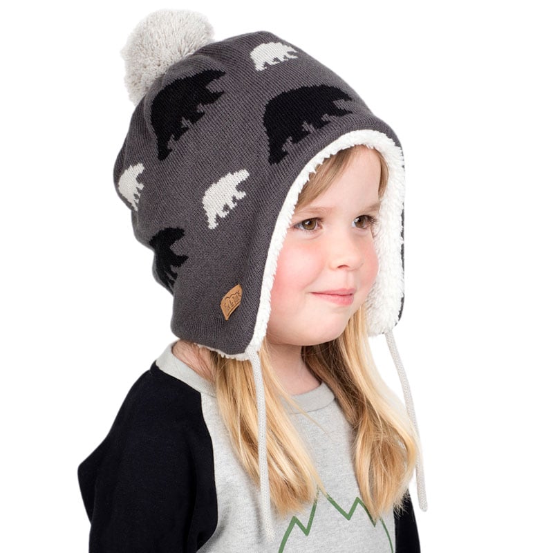 Jan & Jul Knit Graphic Beanie - Bear Cub Jan & Jul Knit Graphic Beanie - Bear Cub