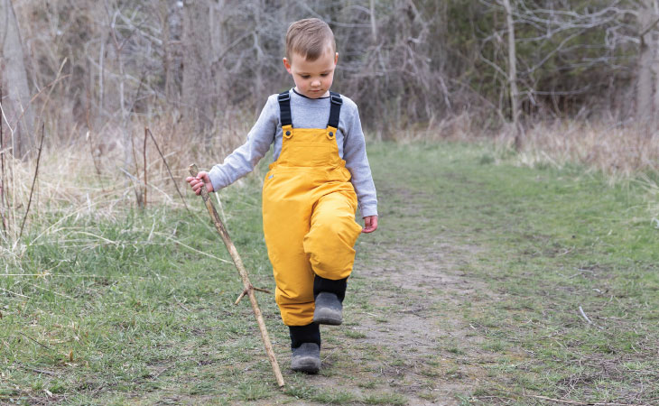 Kids Single Layer Rain Overalls