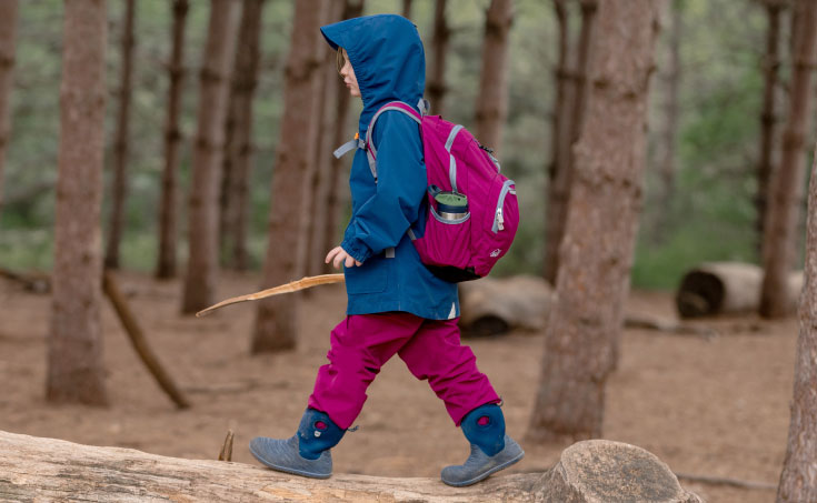 kids single layer rain pants