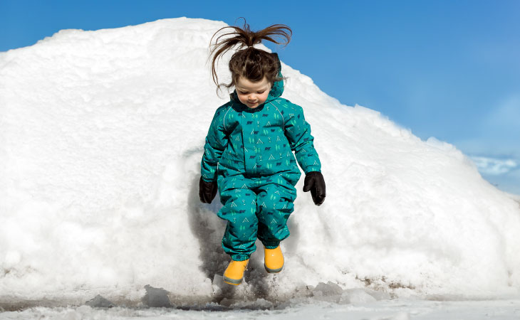 kids fleece lined rain suits