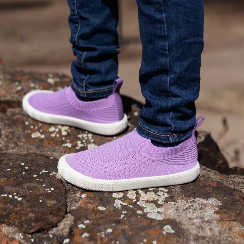 Kids Xplorer Slip On Shoes | Lavender for Toddlers | Jan & Jul display picture 1