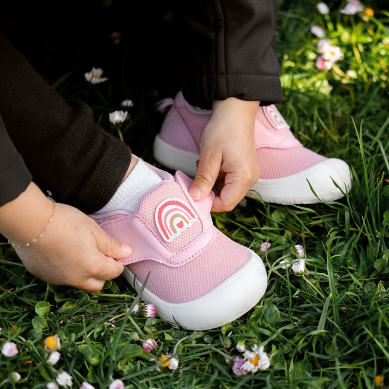 Jan & Jul Mini-Flyer Shoe - Pink Rainbow Jan & Jul Mini-Flyer Shoe - Pink Rainbow