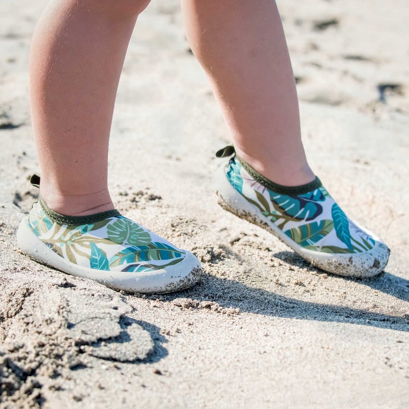 Kids Water Shoes | Green Tropical
