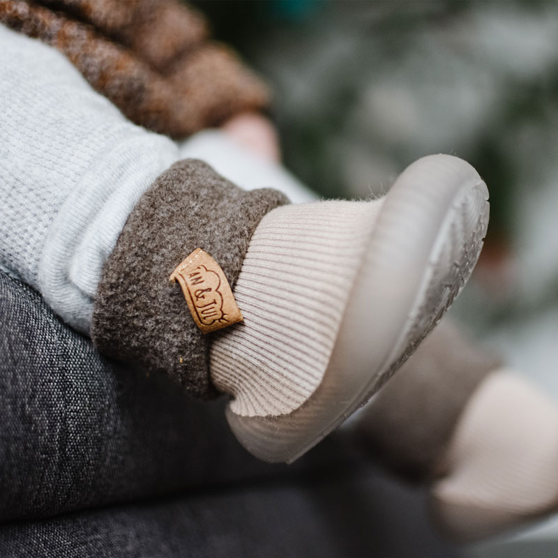 Cozy Sock Shoes, Oat for Babies and Toddlers