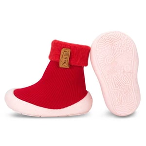 Cozy Sock Shoes | Red