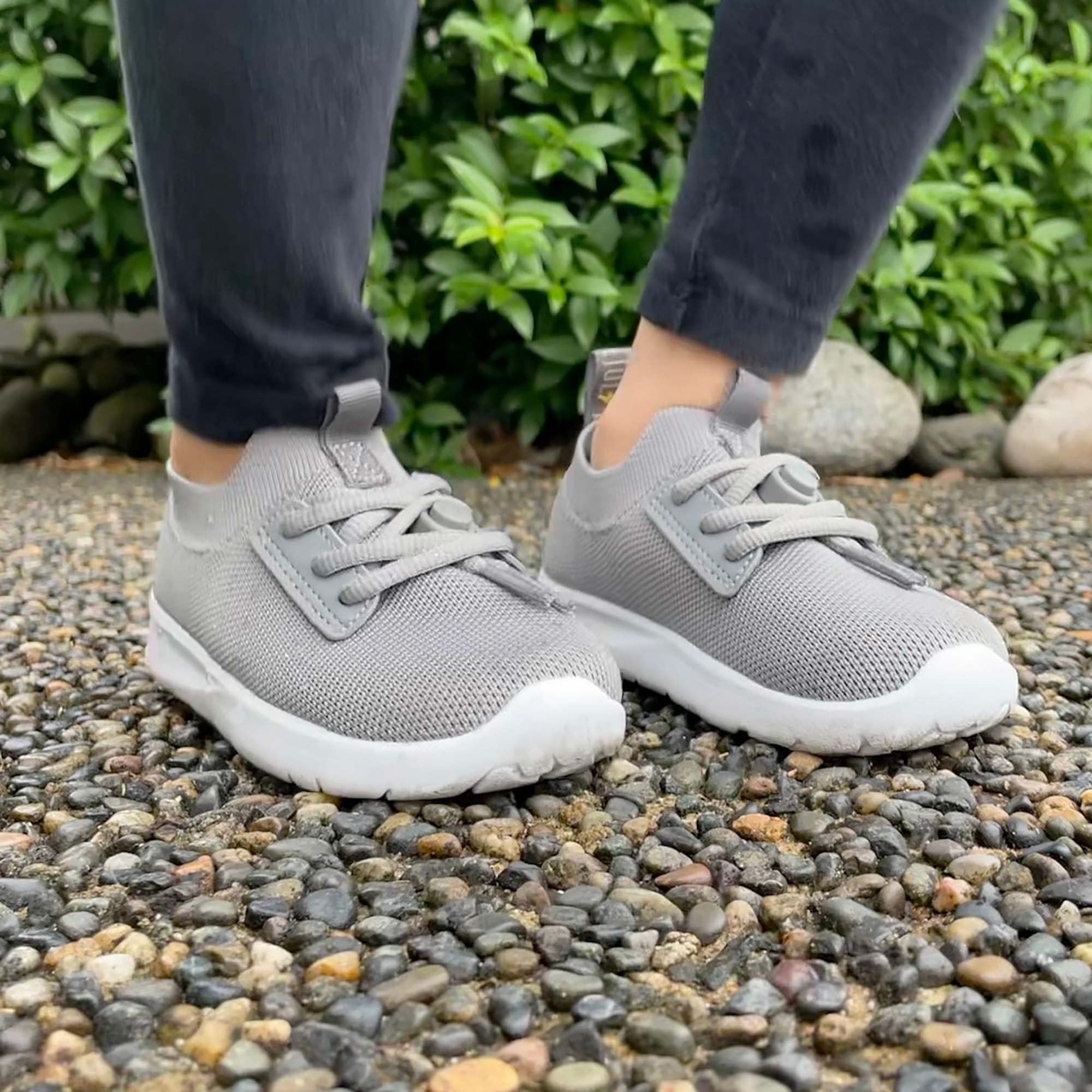 Kids Waterproof Shoes Grey Toddler Sneakers Jan Jul