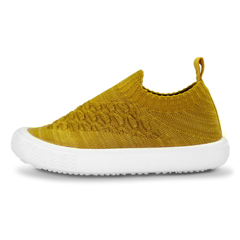 Kids Xplorer 3D Knit Shoes | Mustard | Jan & Jul