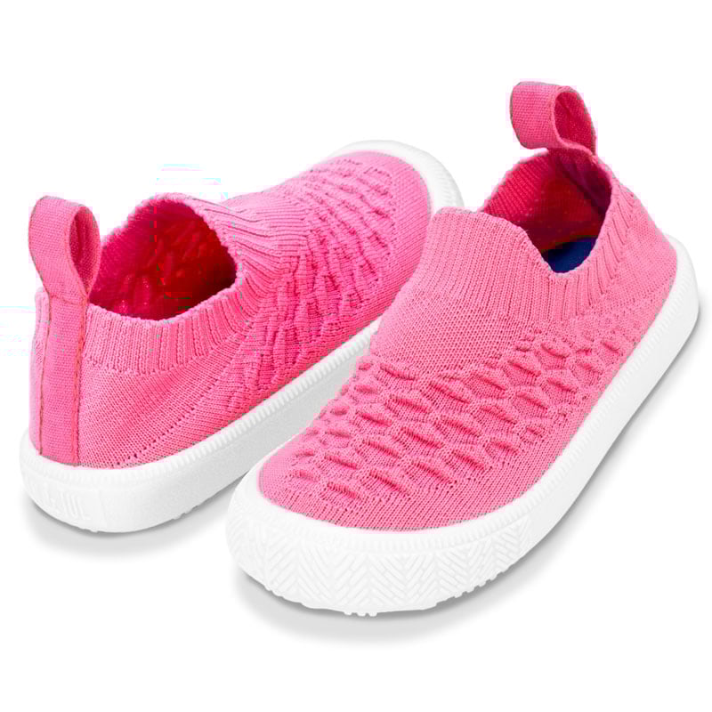 Kids Xplorer 3D Knit Shoes | Watermelon Pink | Jan & Jul Kids Xplorer 3D Knit Shoes | Watermelon Pink | Jan & Jul