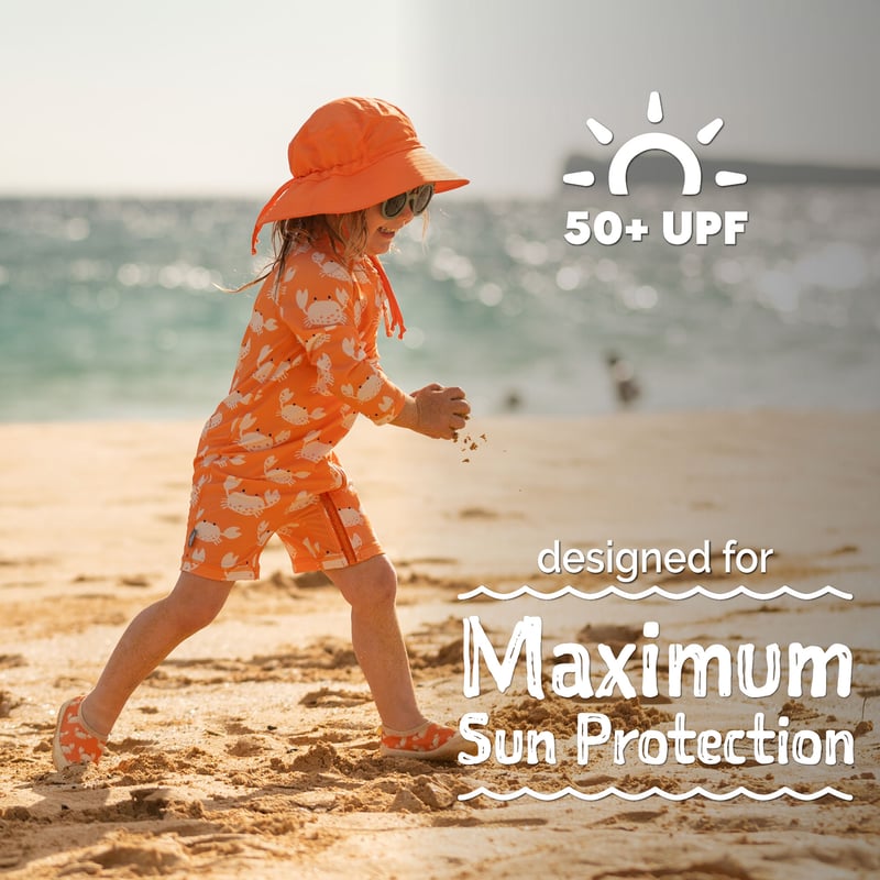 Jan & Jul UV Jumpsuit - Crabby Crab Jan & Jul UV Jumpsuit - Crabby Crab
