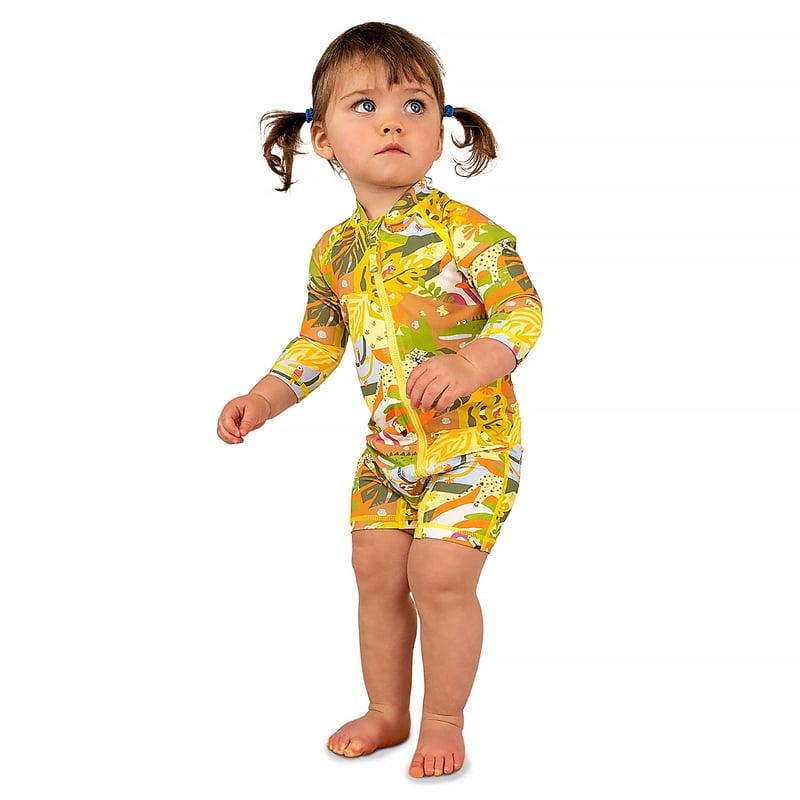 Kids One Piece UV Sun Suit | Jungle Friends