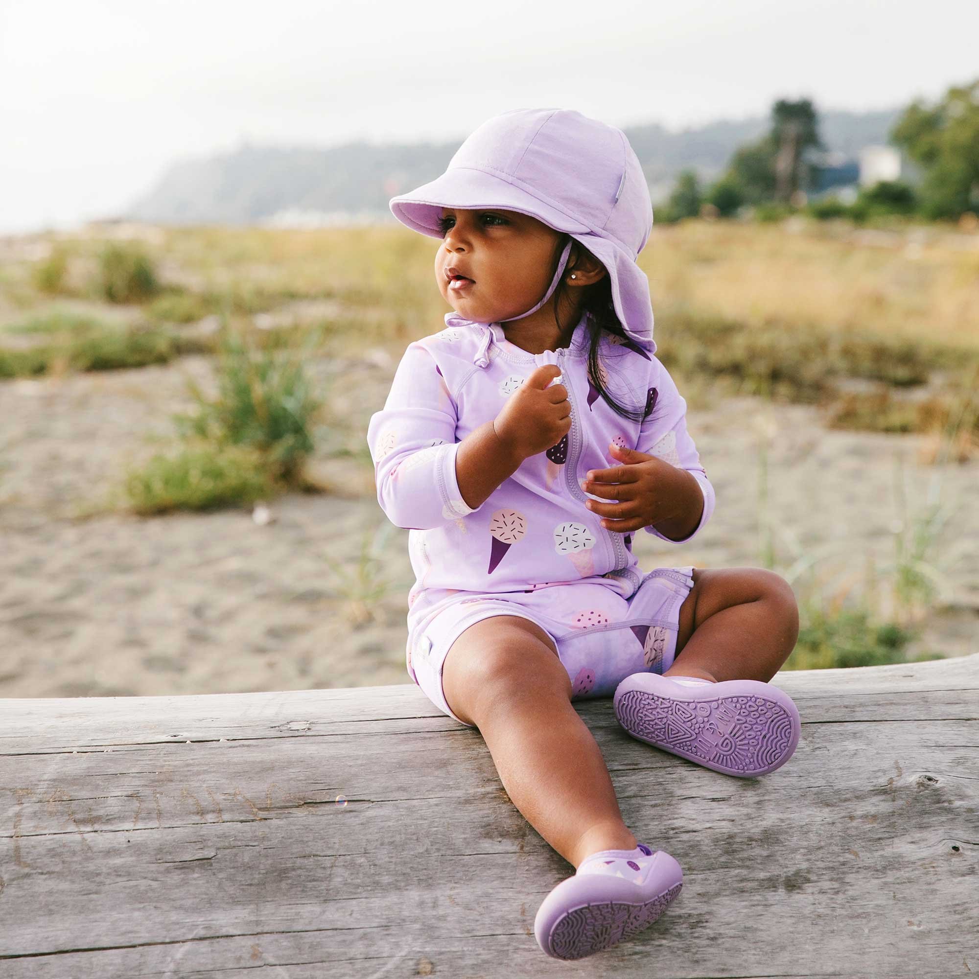 Jan & Jul UV Jumpsuit - Lavender Ice Cream Jan & Jul UV Jumpsuit - Lavender Ice Cream