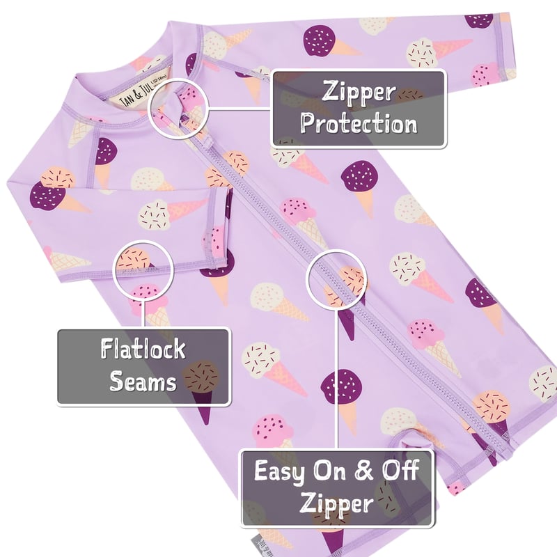 Jan & Jul UV Jumpsuit - Lavender Ice Cream Jan & Jul UV Jumpsuit - Lavender Ice Cream