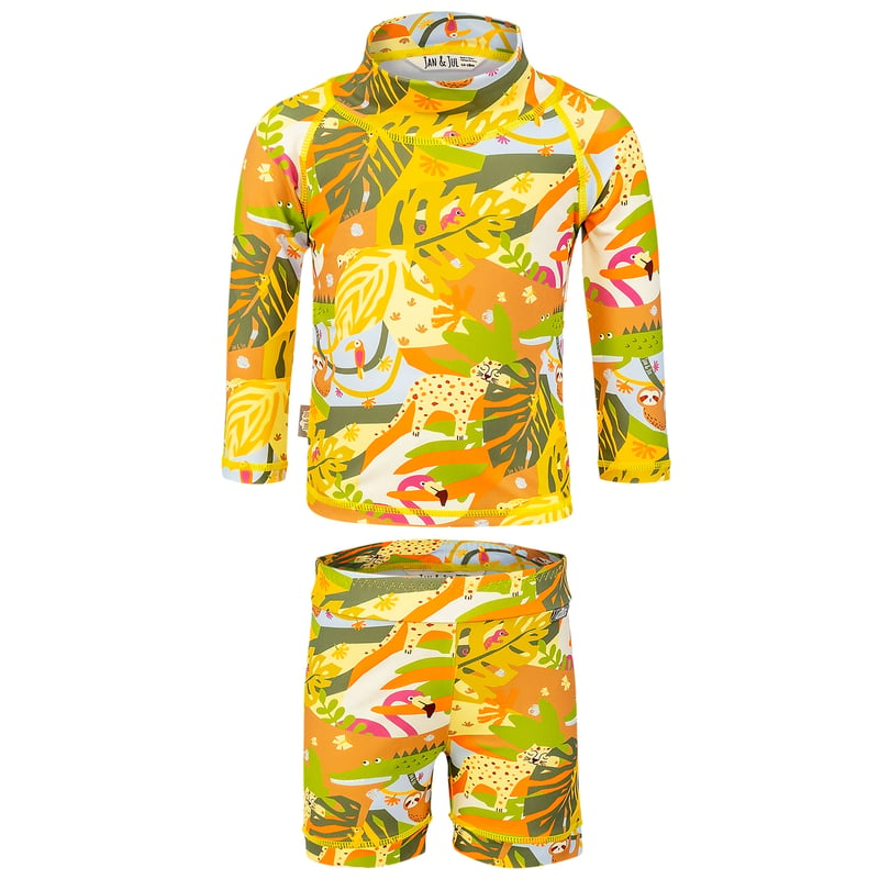 Kids UV Rashguard Set | Jungle Friends