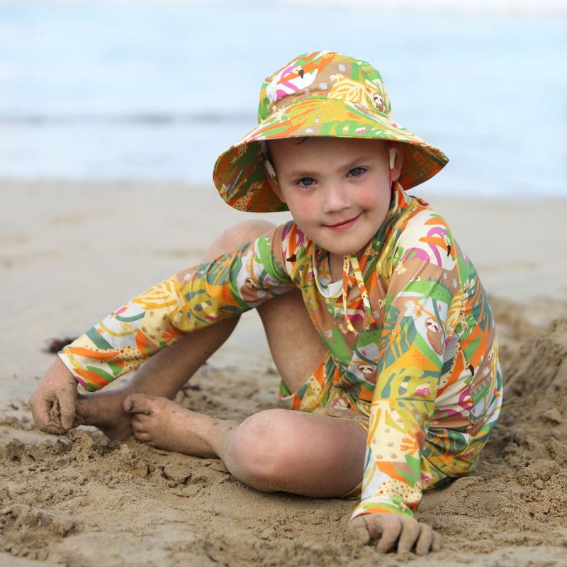 Kids UV Rashguard Set | Jungle Friends