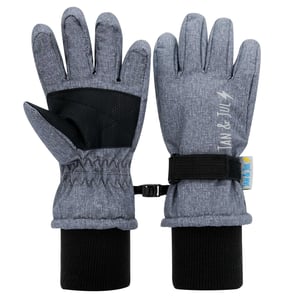 Kids Waterproof Gloves | Heather Grey