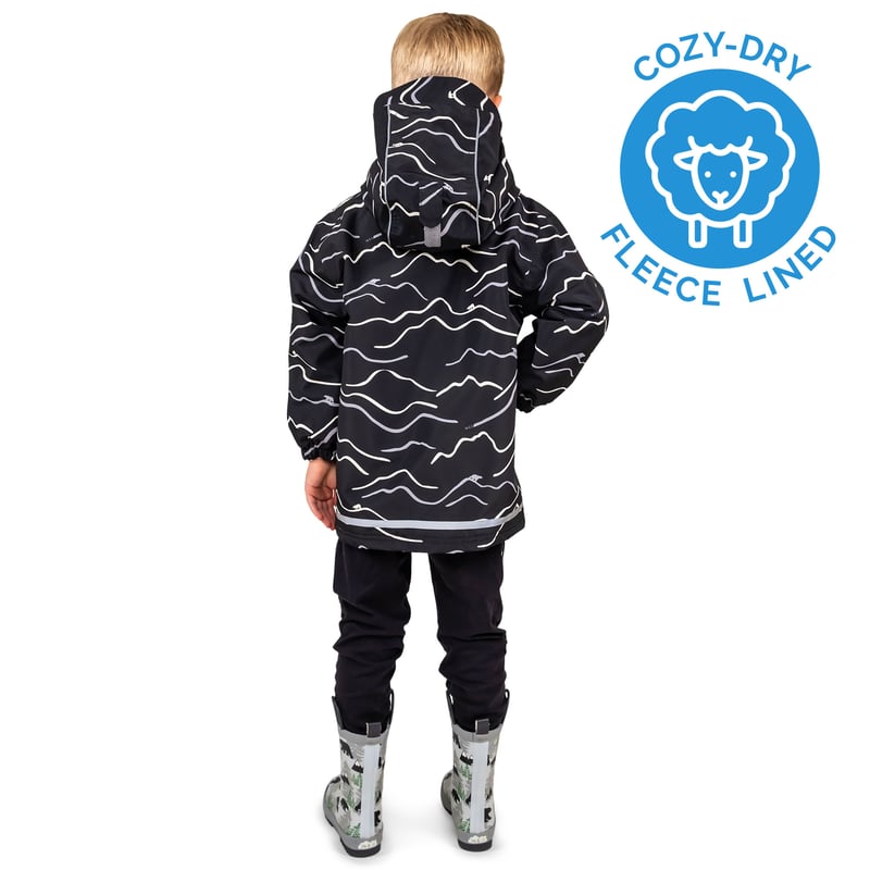 Kids Fleece Lined Rain Jackets | Bear Mountain