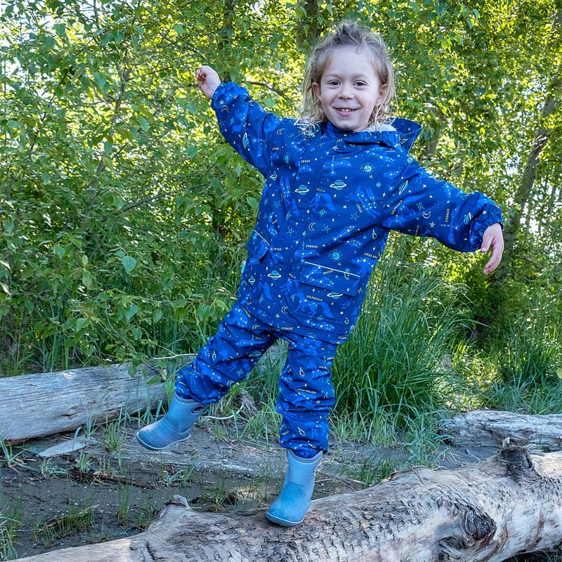 Kids Fleece Lined Rain Jackets | Constellations