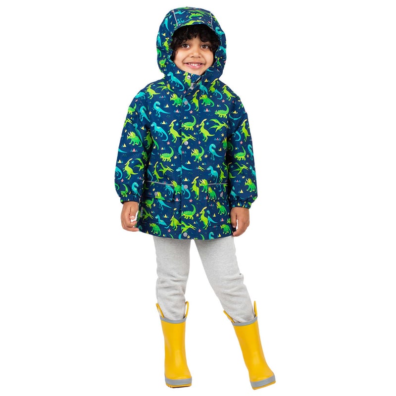 Kids Fleece Lined Rain Jackets | Dinoland