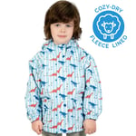 Kids Fleece Lined Rain Jackets | Dino