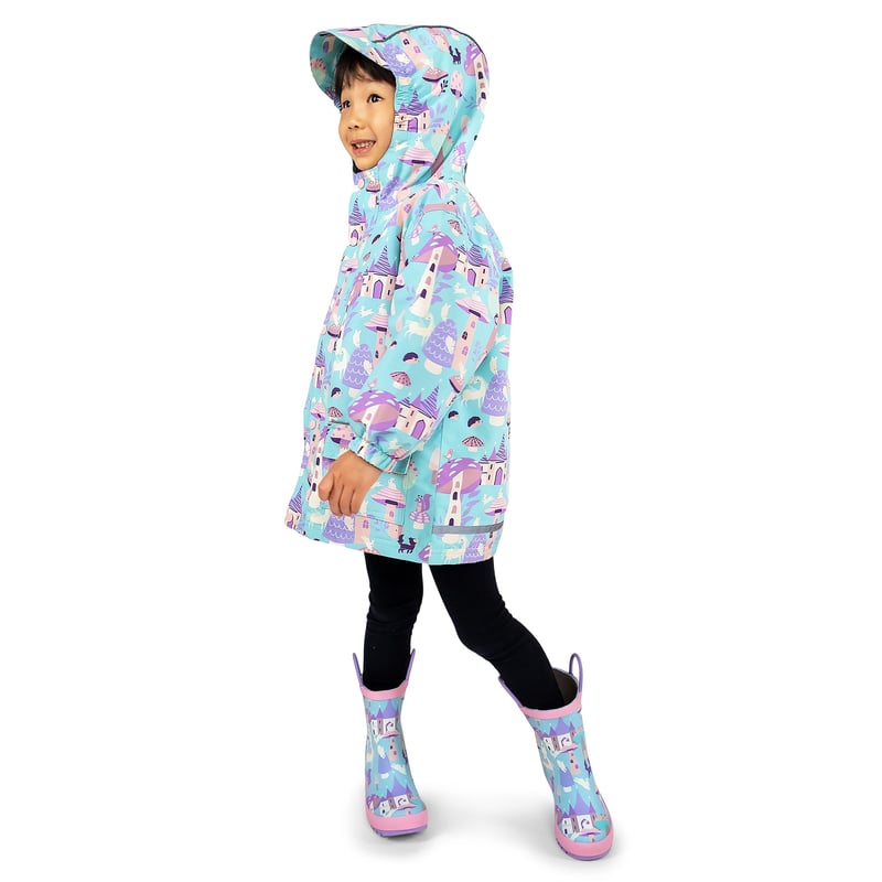 Kids Fleece Lined Rain Jackets | Enchanted