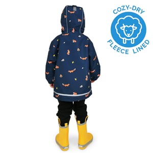 little　のれん Kids Fleece Lined Rain Jackets | Jan & Jul