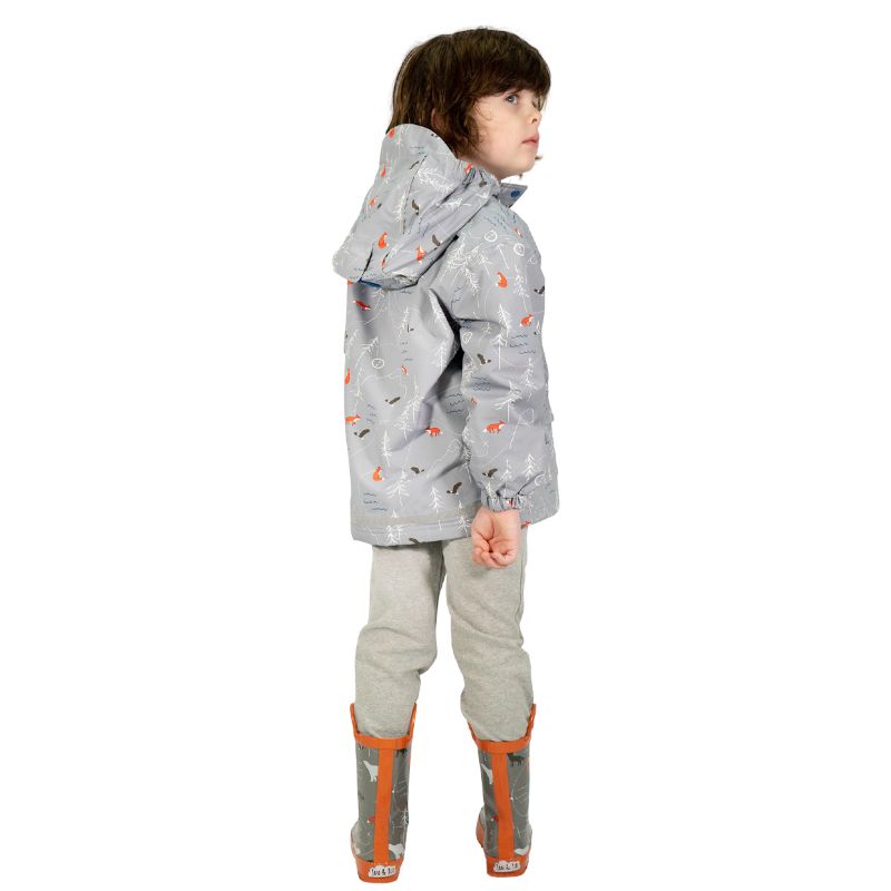 Kids Fleece Lined Rain Jackets The Rockies Waterproof Jan & Jul