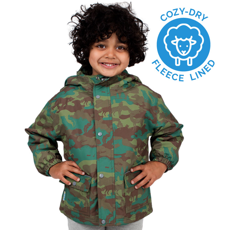 Jan & Jul Cozy-Dry Rain Jacket - Woodland Jan & Jul Cozy-Dry Rain Jacket - Woodland