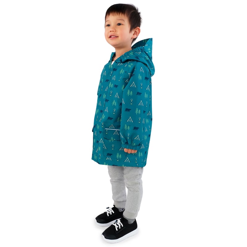 Kids Shell Jacket | Summer Camp Waterproof Raincoat | Jan & Jul