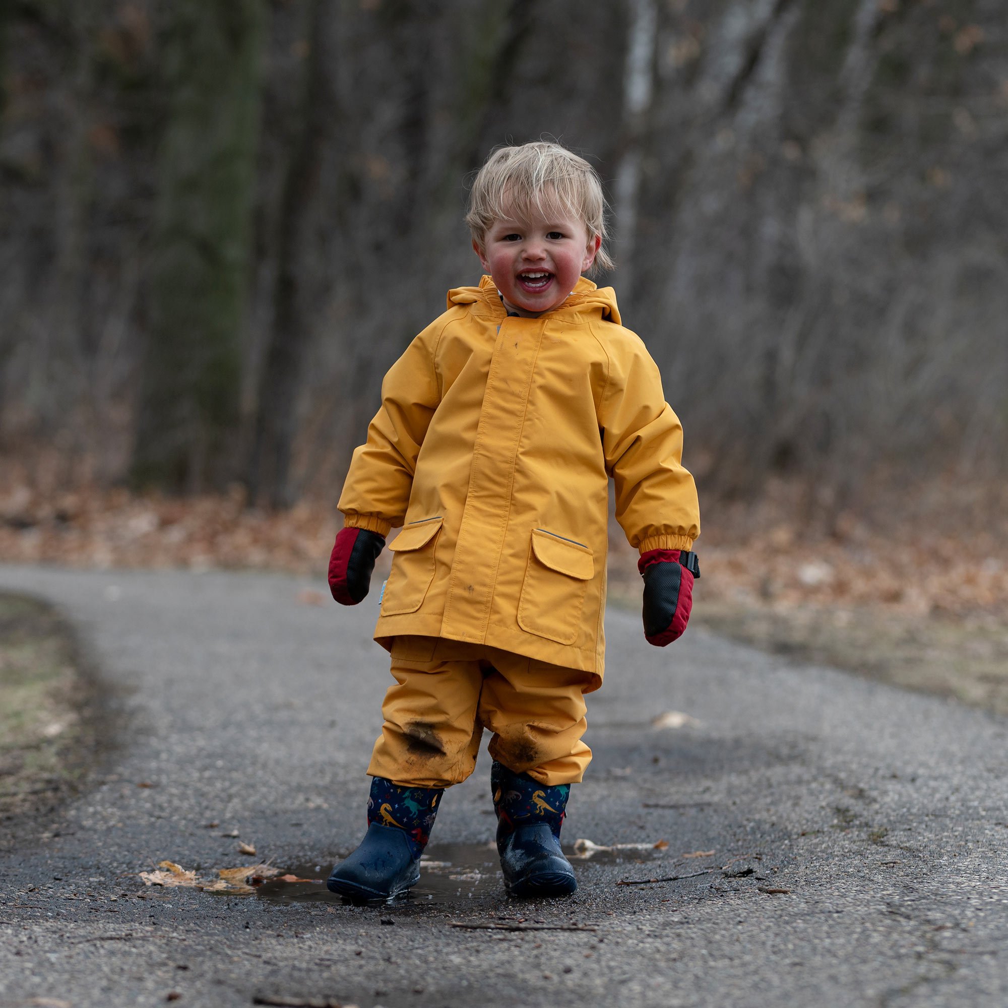 Ampkllz 2-Pack Kids Rain Ponchos - Reusable EVA Raincoats With Hood For Outdoor Activities