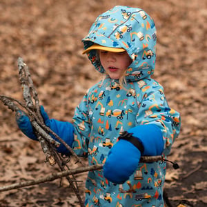 Kids Waterproof Mittens | Blue