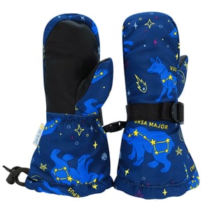 Kids Waterproof Mittens | Constellations