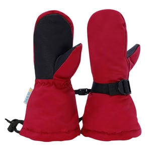 Kids Waterproof Mittens | Red