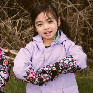 Kids Waterproof Mittens | Winter Flowers