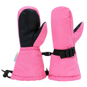 Kids Waterproof Mittens | Watermelon Pink