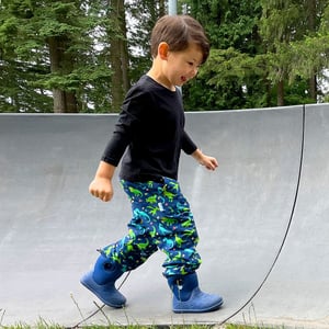 Kids Fleece Lined Rain Pants | Dinoland