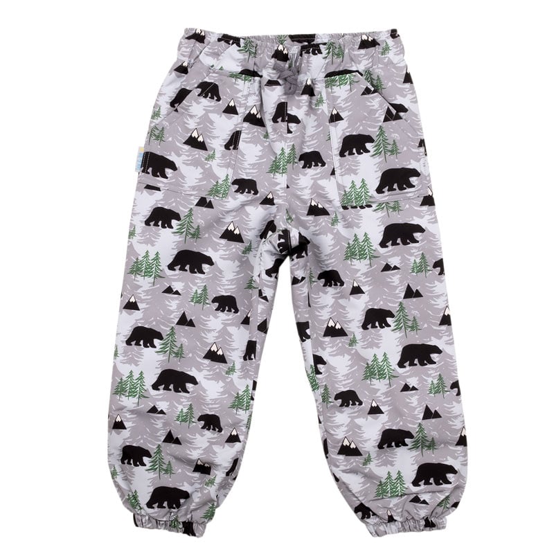 Kids Single Layer Rain Pants, Bear Waterproof