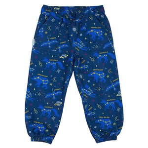 Kids Single Layer Rain Pants | Constellations