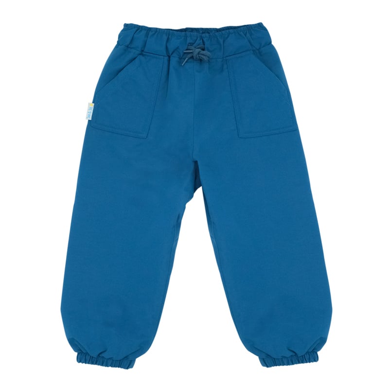 Kids Single Layer Rain Pants | Deep Blue