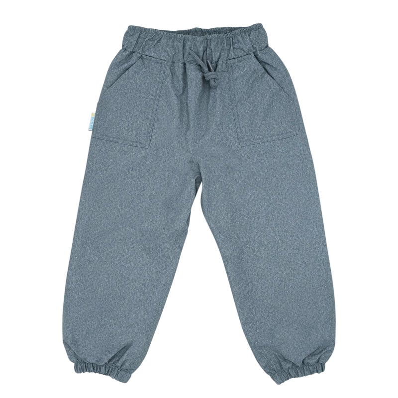 Kids Single Layer Rain Pants | Heather Grey