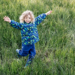 Kids Single Layer Rain Pants | Nebula Blue