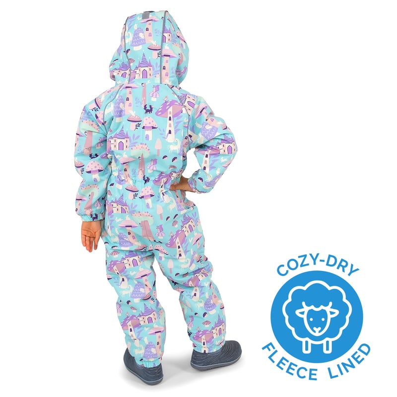 Toddlers Kids Cozy-Dry Waterproof Suits