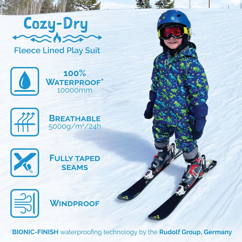 Toddler Kids Cozy Dry Waterproof Suits