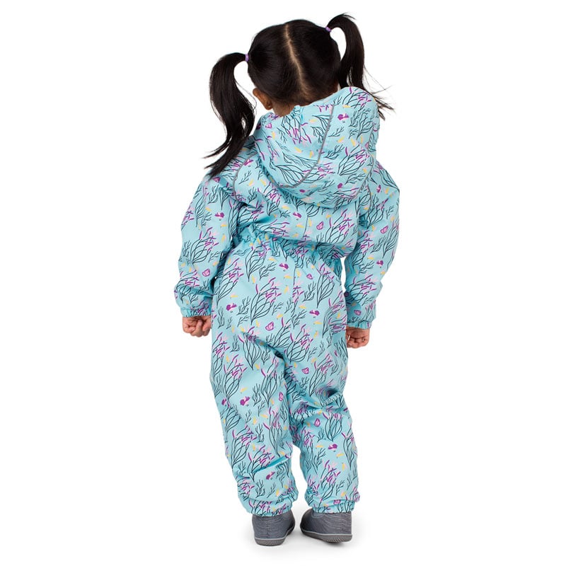 Kids Fleece Lined Rain Suits | Spring Flowers | Jan & Jul Kids Fleece Lined Rain Suits | Spring Flowers | Jan & Jul